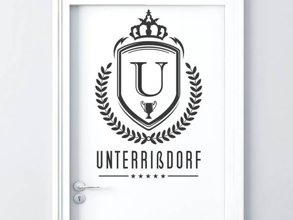 Wandtattoo Unterrißdorf Wappen