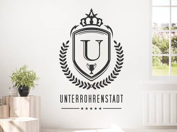 Wandtattoo Unterrohrenstadt Wappen