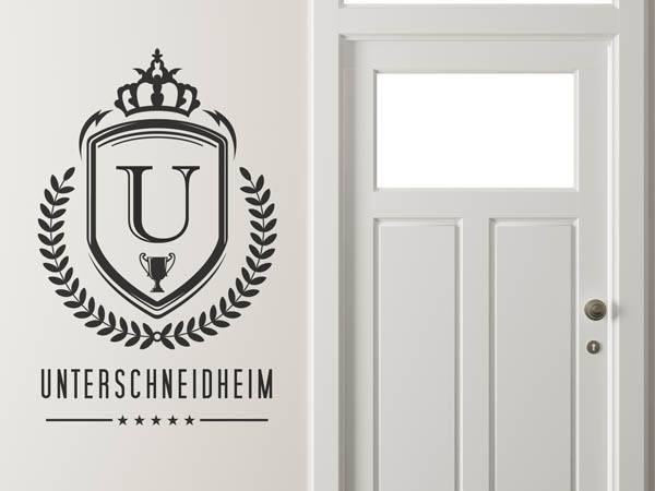 Wandtattoo Unterschneidheim Wappen