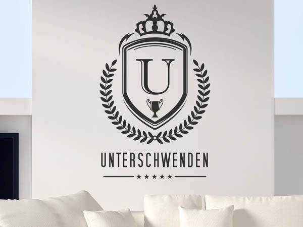 Wandtattoo Unterschwenden Wappen