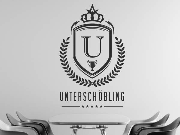 Wandtattoo Unterschöbling Wappen