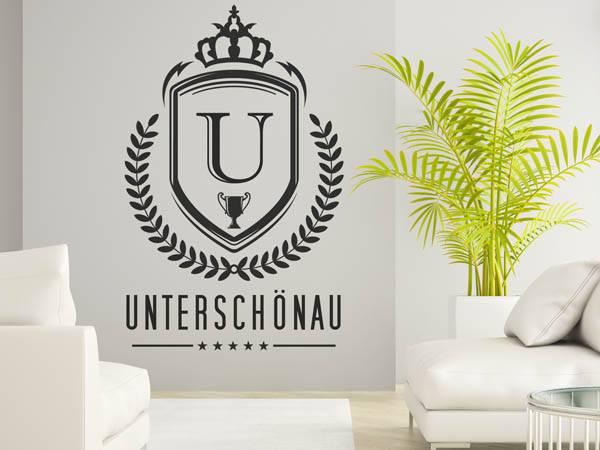 Wandtattoo Unterschönau Wappen