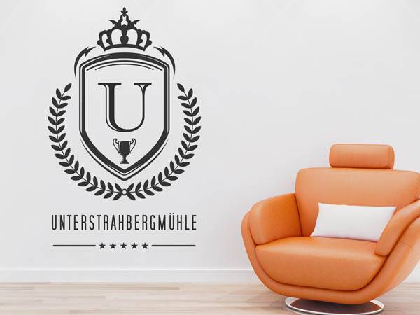 Wandtattoo Unterstrahbergmühle Wappen