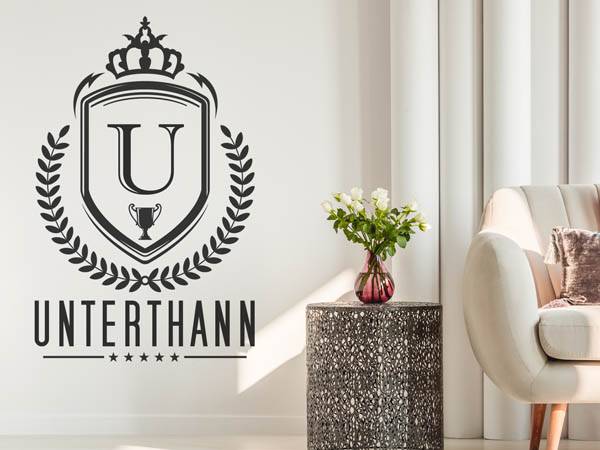 Wandtattoo Unterthann Wappen