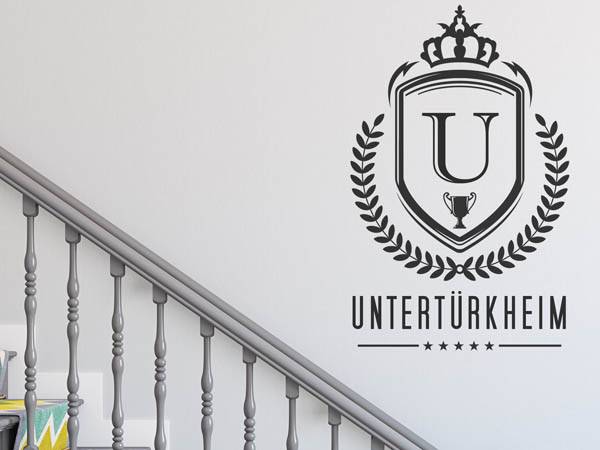 Wandtattoo Untertürkheim Wappen