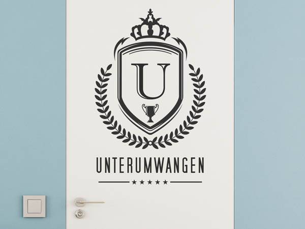Wandtattoo Unterumwangen Wappen