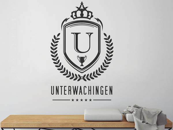 Wandtattoo Unterwachingen Wappen