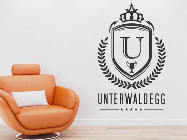 Wandtattoo Unterwaldegg Wappen
