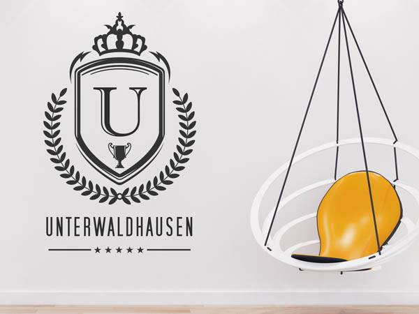 Wandtattoo Unterwaldhausen Wappen