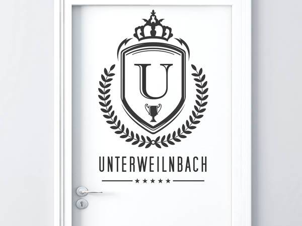 Wandtattoo Unterweilnbach Wappen