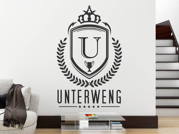 Wandtattoo Unterweng Wappen