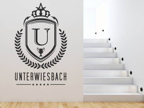 Wandtattoo Unterwiesbach Wappen