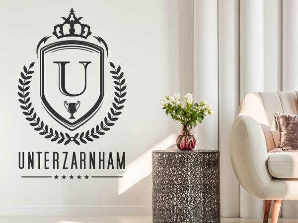 Wandtattoo Unterzarnham Wappen