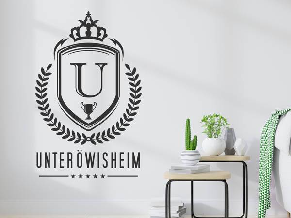 Wandtattoo Unteröwisheim Wappen