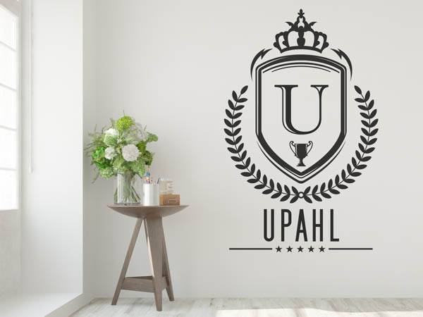 Wandtattoo Upahl Wappen