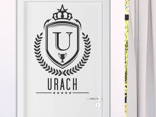 Wandtattoo Urach Wappen