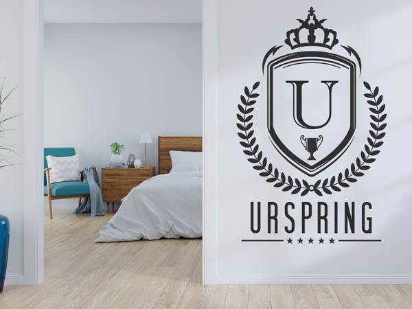 Wandtattoo Urspring Wappen