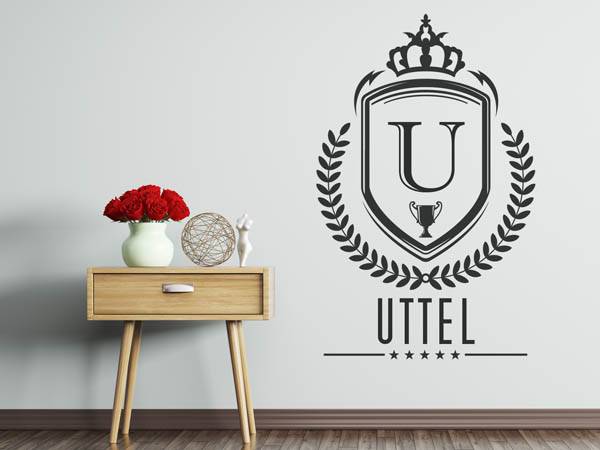 Wandtattoo Uttel Wappen
