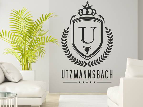 Wandtattoo Utzmannsbach Wappen