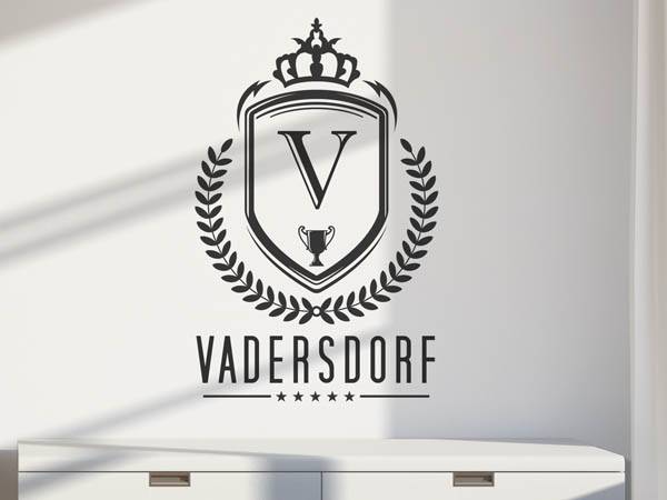 Wandtattoo Vadersdorf Wappen