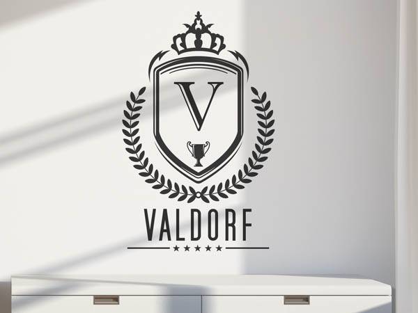 Wandtattoo Valdorf Wappen