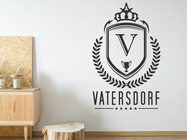 Wandtattoo Vatersdorf Wappen