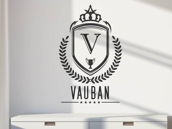 Wandtattoo Vauban Wappen
