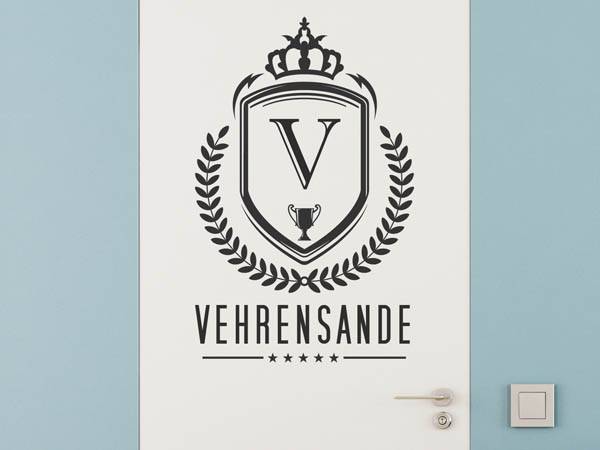 Wandtattoo Vehrensande Wappen