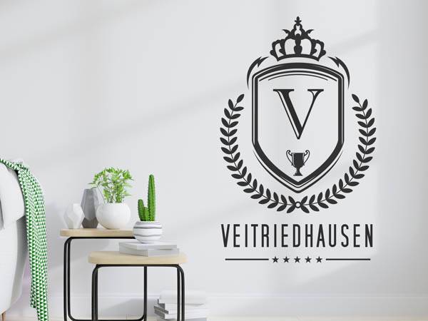 Wandtattoo Veitriedhausen Wappen