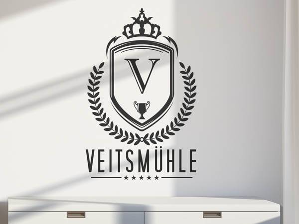 Wandtattoo Veitsmühle Wappen