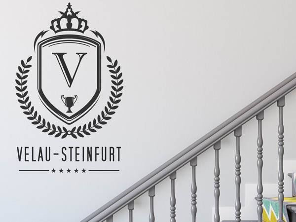 Wandtattoo Velau-Steinfurt Wappen