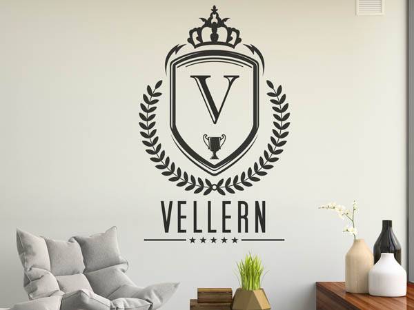 Wandtattoo Vellern Wappen