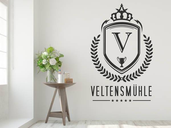 Wandtattoo Veltensmühle Wappen