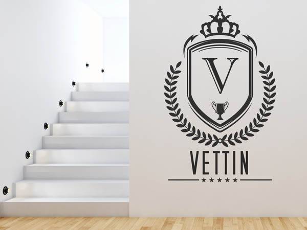 Wandtattoo Vettin Wappen