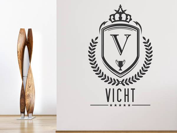 Wandtattoo Vicht Wappen