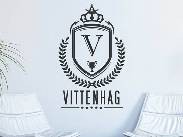 Wandtattoo Vittenhag Wappen