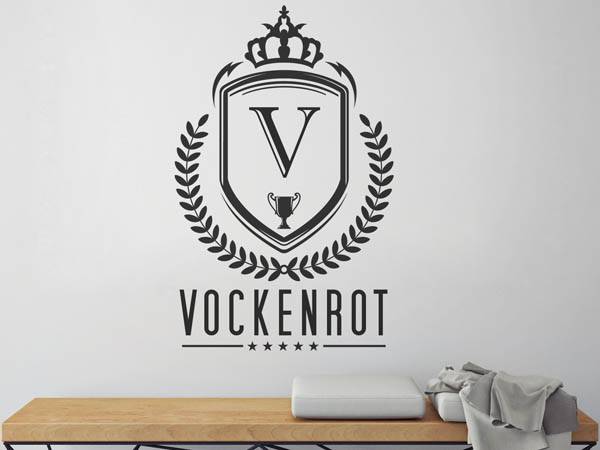 Wandtattoo Vockenrot Wappen