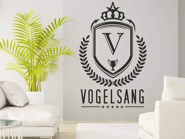 Wandtattoo Vogelsang Wappen