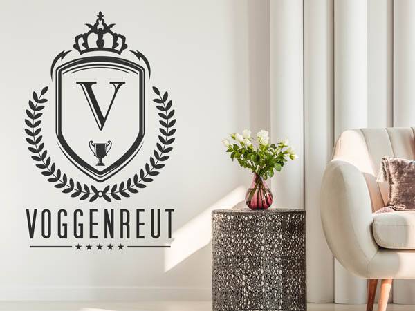 Wandtattoo Voggenreut Wappen