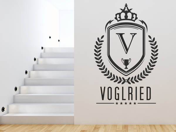 Wandtattoo Voglried Wappen