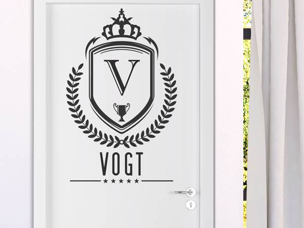 Wandtattoo Vogt Wappen