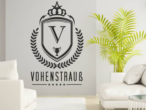 Wandtattoo Vohenstrauß Wappen