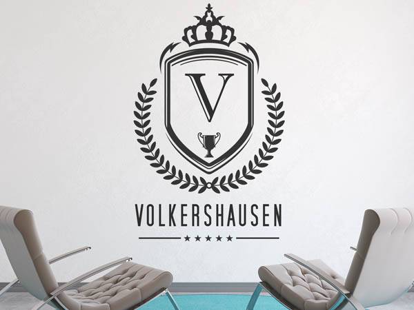 Wandtattoo Volkershausen Wappen