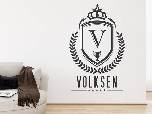 Wandtattoo Volksen Wappen