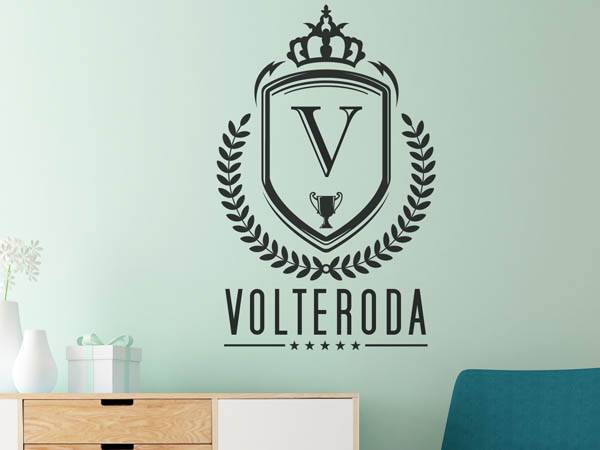 Wandtattoo Volteroda Wappen