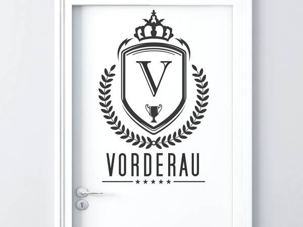 Wandtattoo Vorderau Wappen
