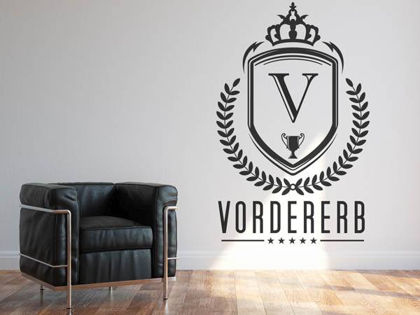 Wandtattoo Vordererb Wappen