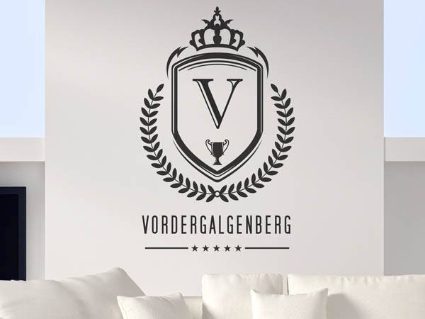 Wandtattoo Vordergalgenberg Wappen