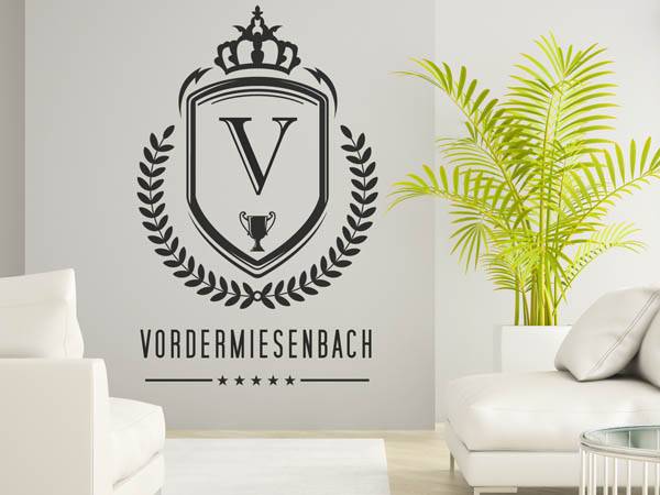 Wandtattoo Vordermiesenbach Wappen