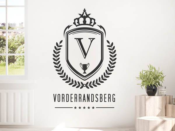 Wandtattoo Vorderrandsberg Wappen